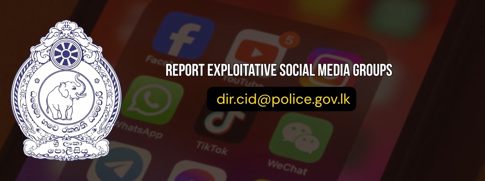 Email To Report Exploitative Social Media Groups
